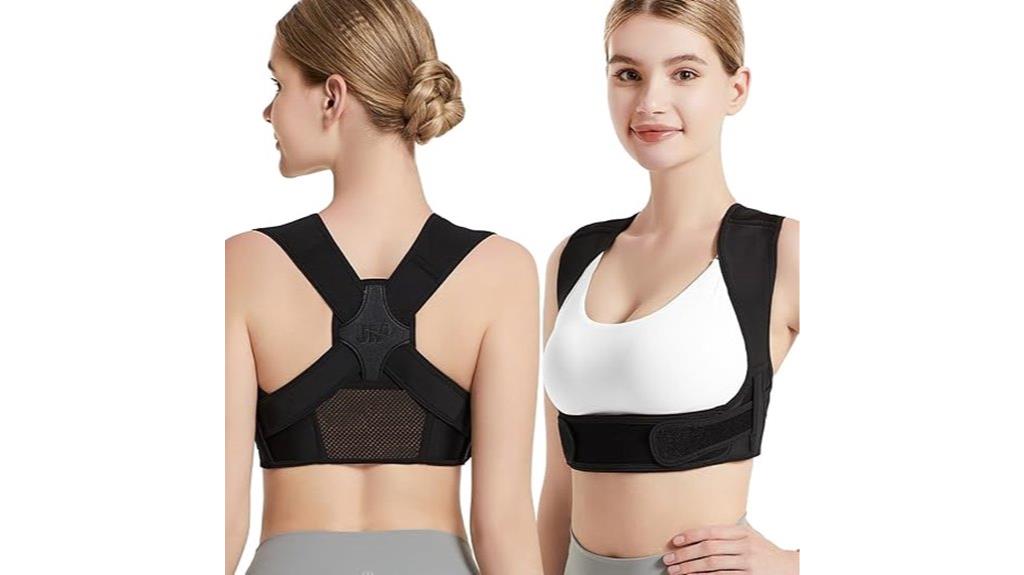 black small posture support