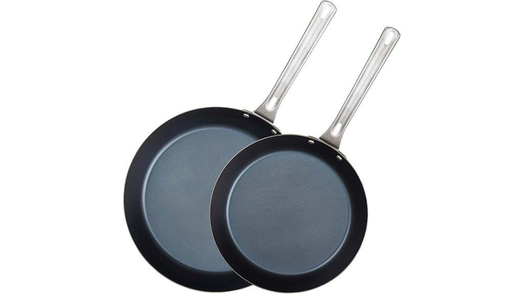 blue viking carbon steel pans