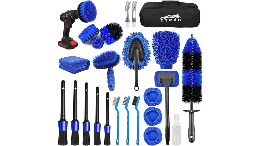 car cleaning brush kit
