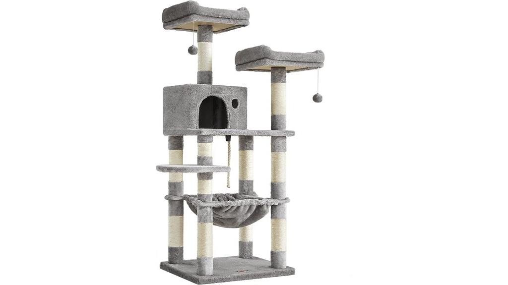 cat tree with scratching posts