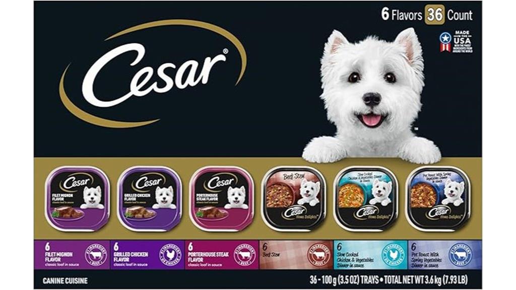 cesar wet food pack