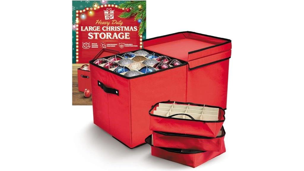 christmas ornament storage container