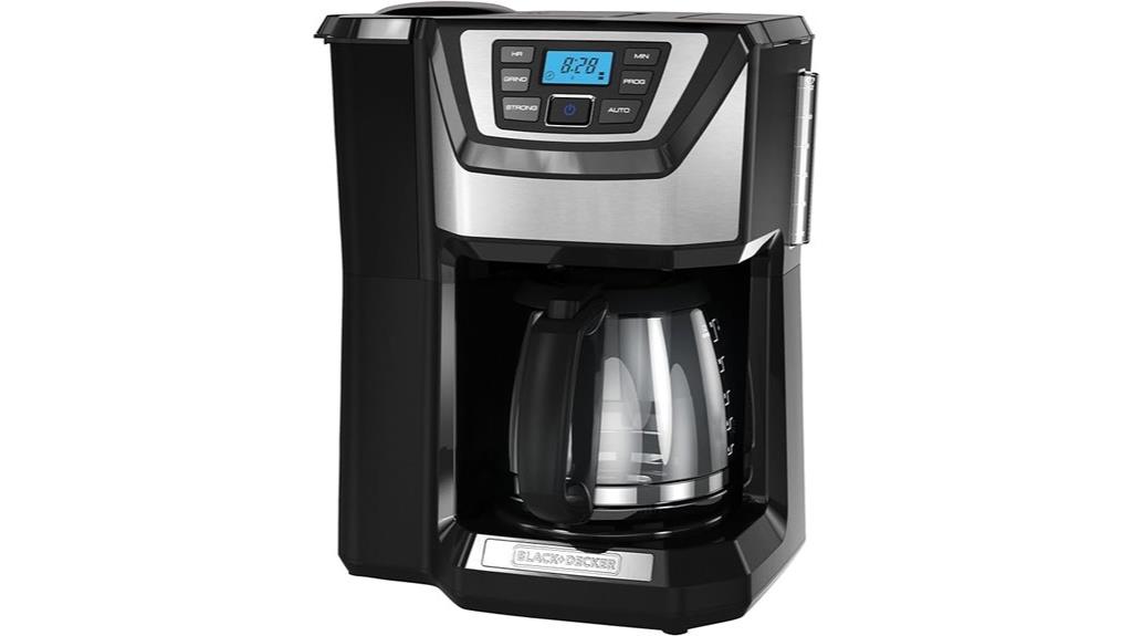 coffee maker with grinding