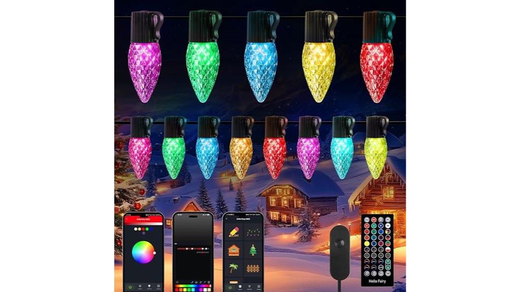 color changing outdoor fairy lights