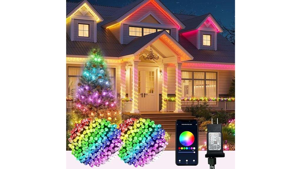 colorful wifi christmas lights