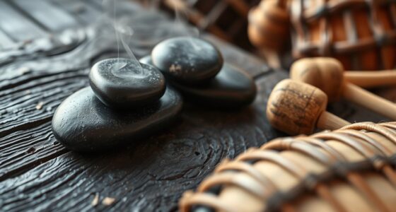 combining stone and drum