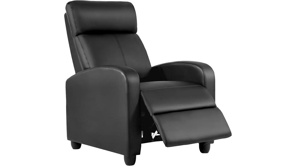 comfortable recliner with support