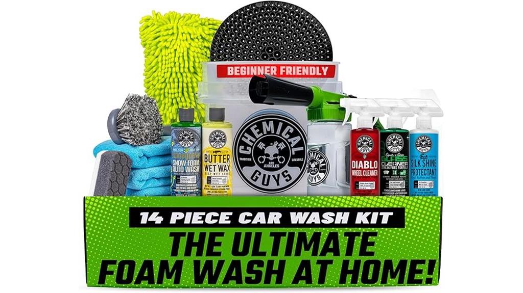 complete 14 piece car cleaning kit