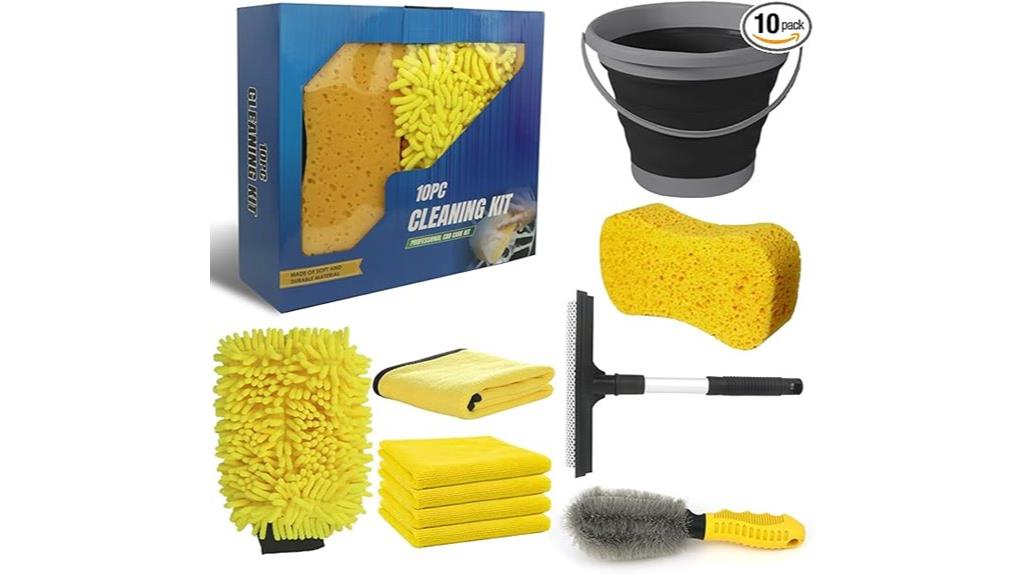 complete car cleaning set