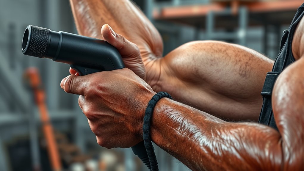 construction worker muscle relief