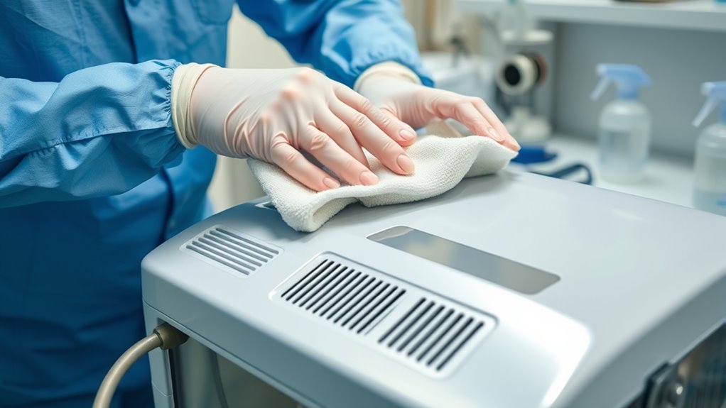 device cleaning and upkeep