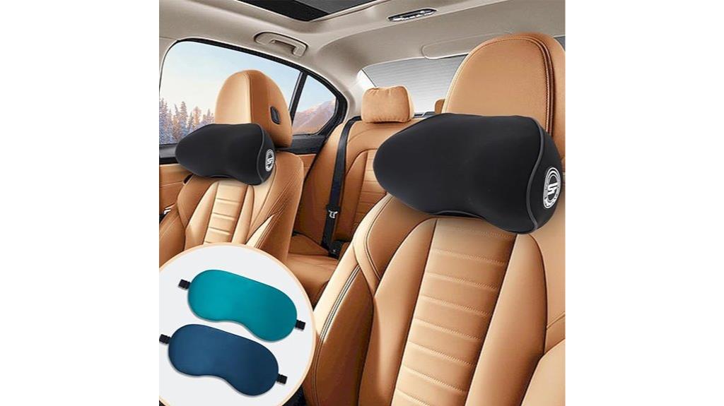 double car headrest pillows