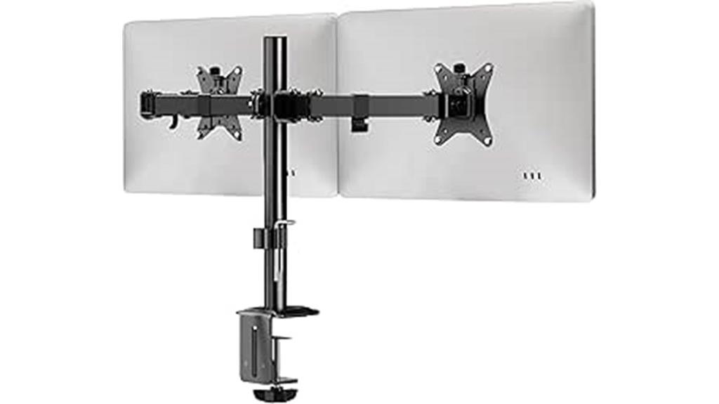 dual screen adjustable mount
