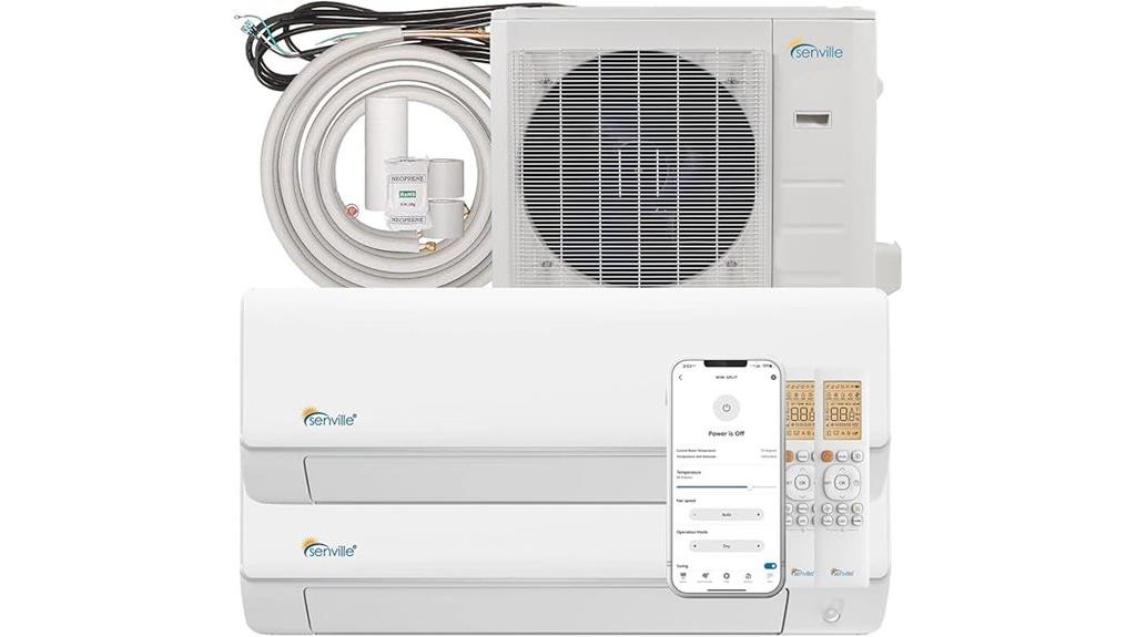 dual zone 36k btu
