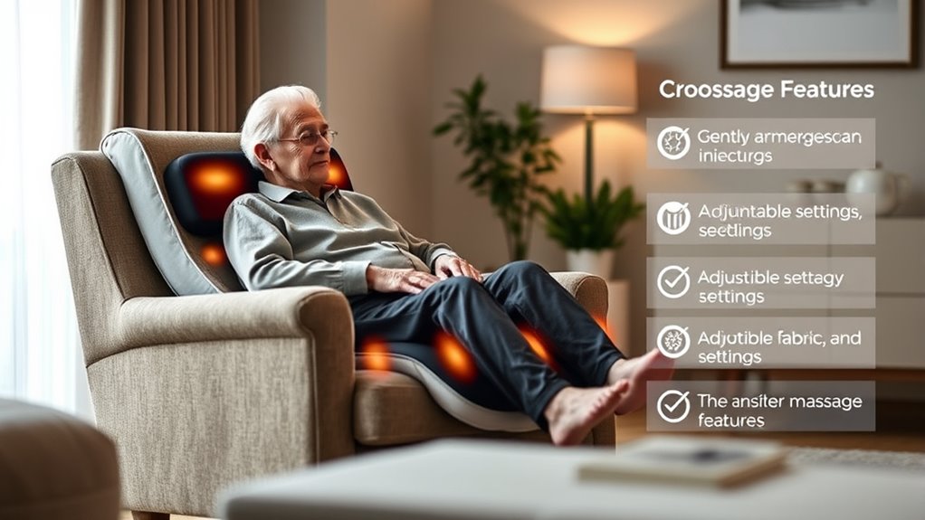elderly comfort support features