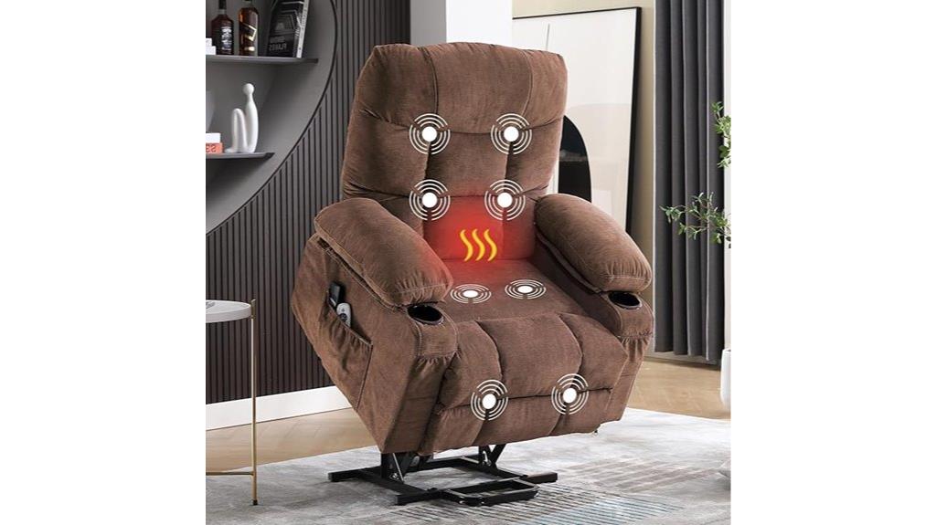 elderly recliner with massage