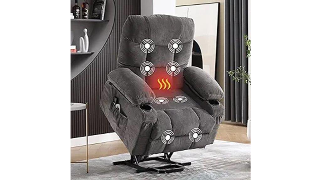 elderly vibration massage recliner