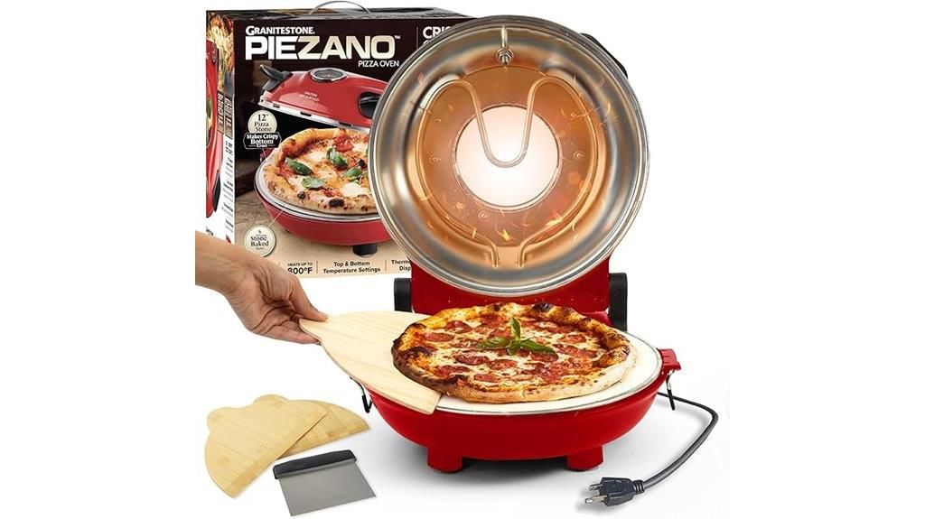 electric pizza oven with ceramic stone
