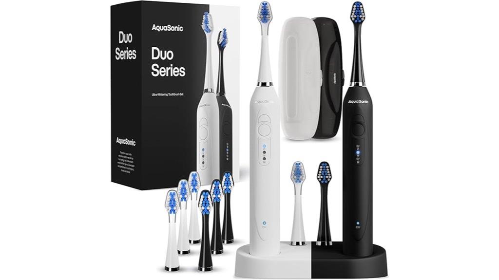 electric toothbrush with multiple heads