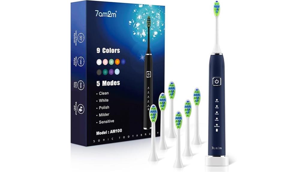 electric toothbrush with multiple heads