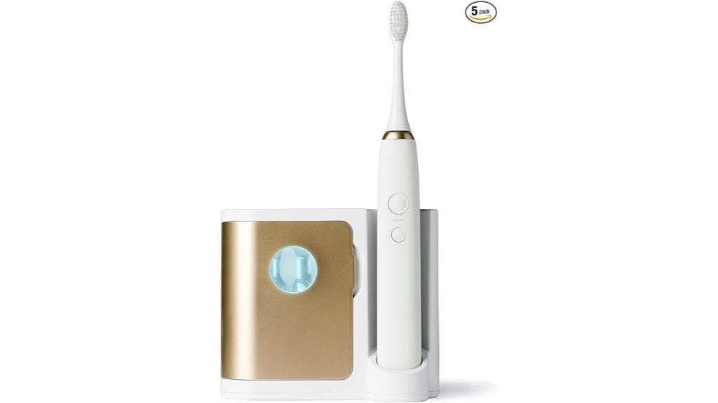 electric toothbrush with uv sanitizer