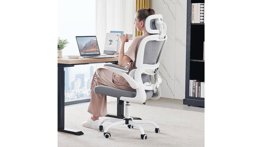 ergonomic office chair with wheels