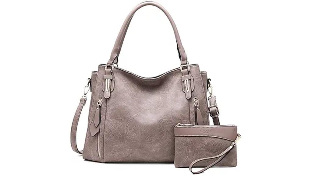 fashionable pu leather tote