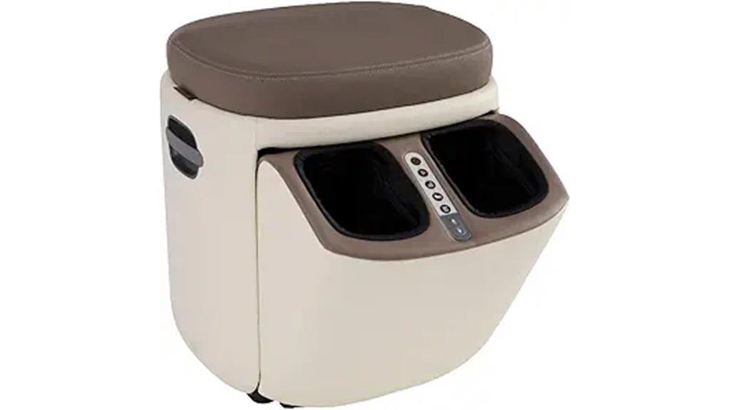 foot and calf massager ottoman