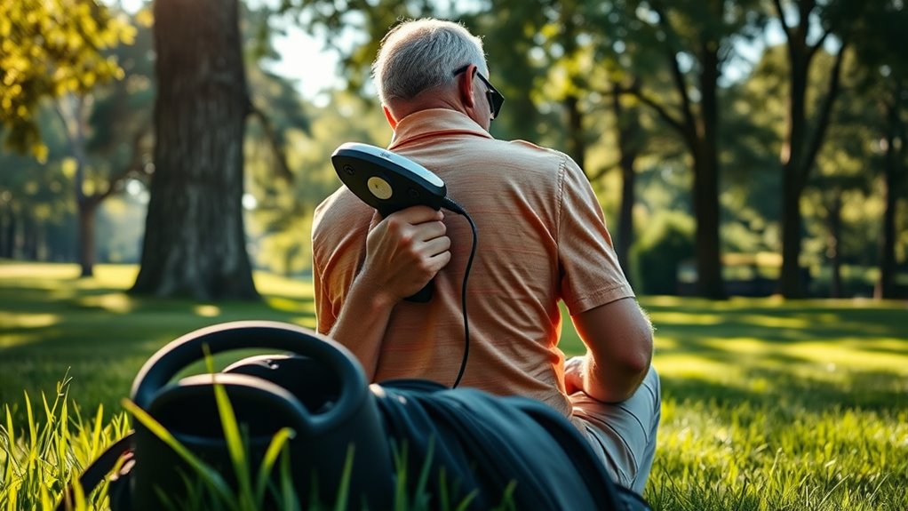 golf caddie strain relief