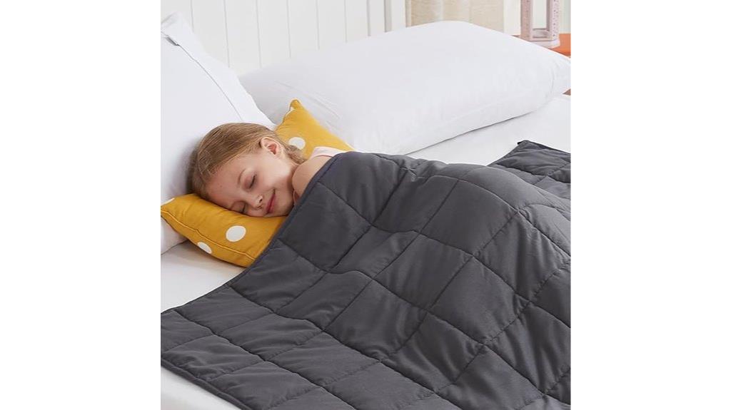grey 7lb weighted blanket