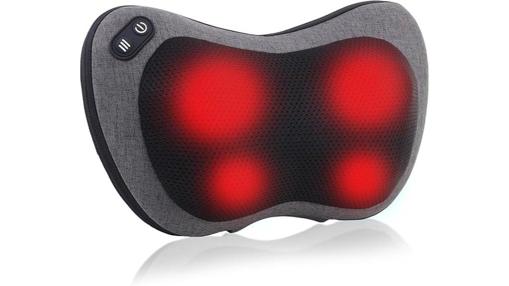 heated shiatsu massager