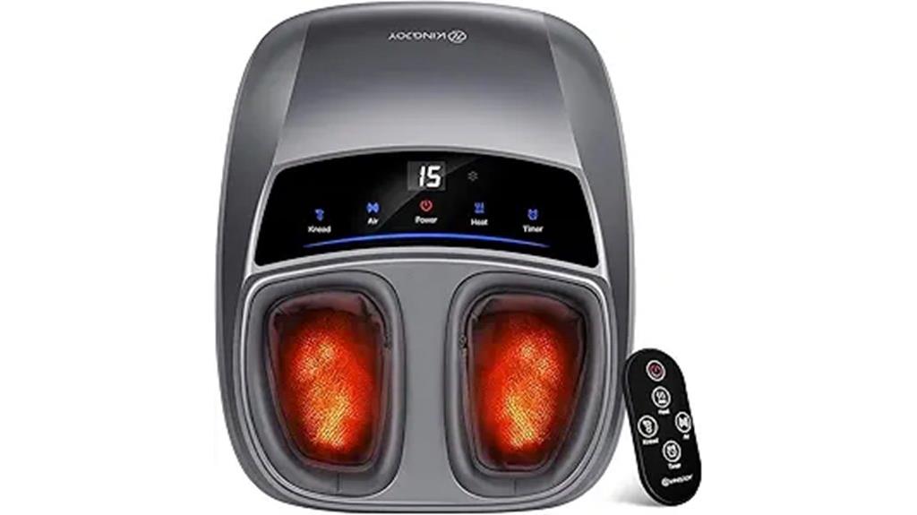 heated upgraded foot massager