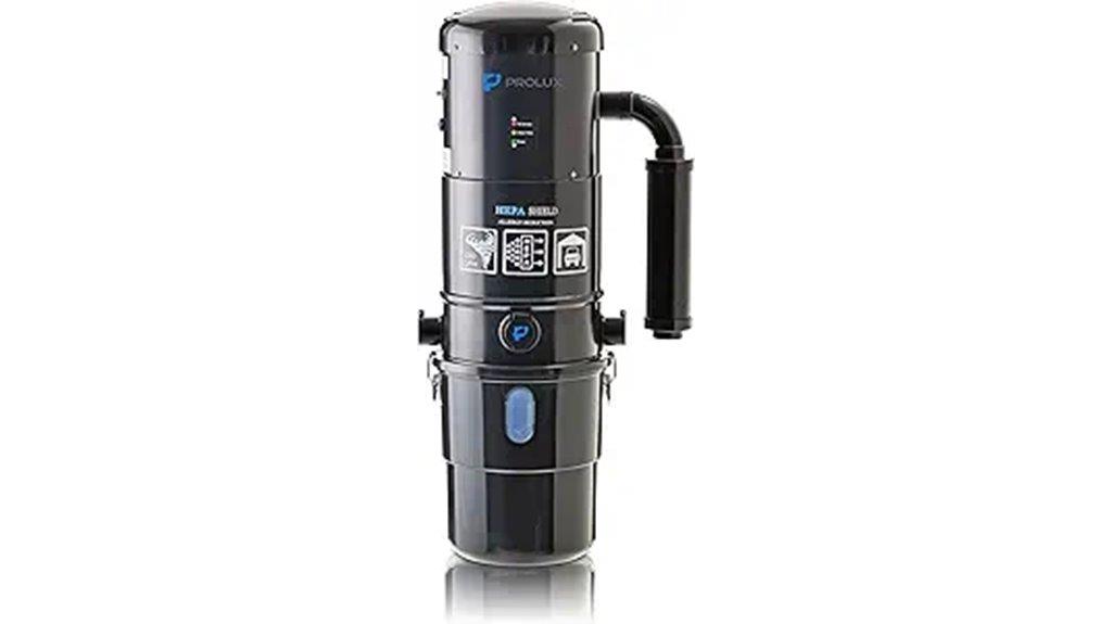 high power central vacuum system