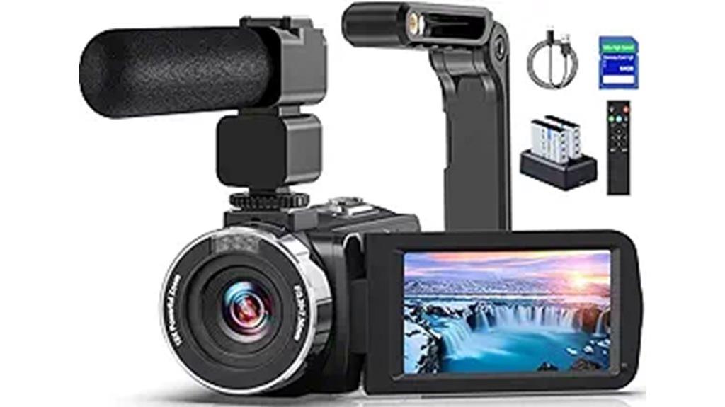 high resolution features rich camcorder