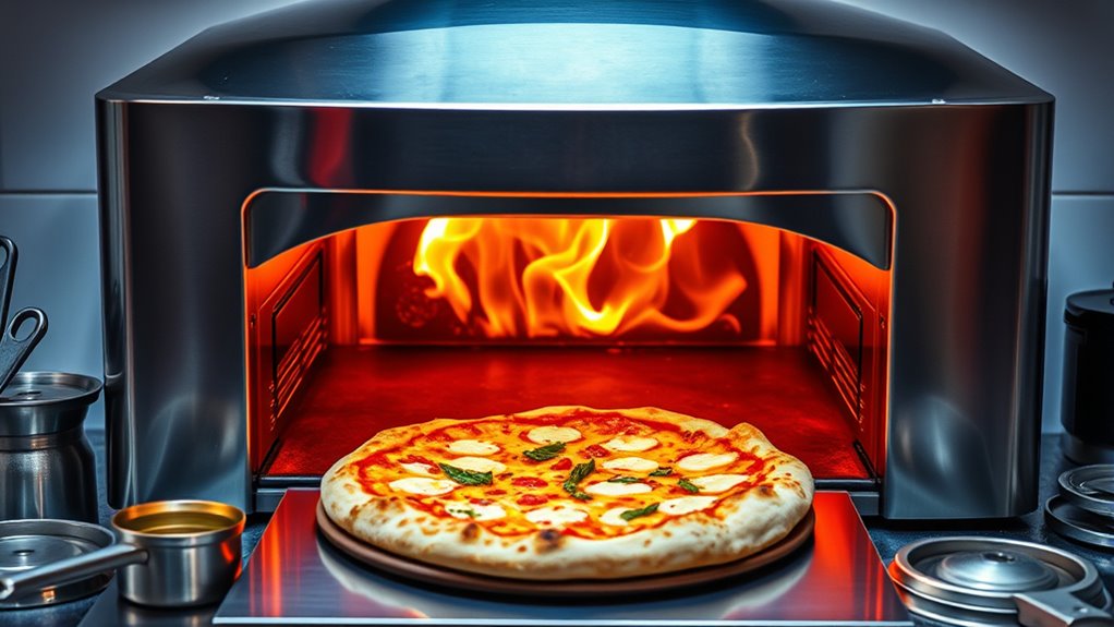 high temperature pizza ovens