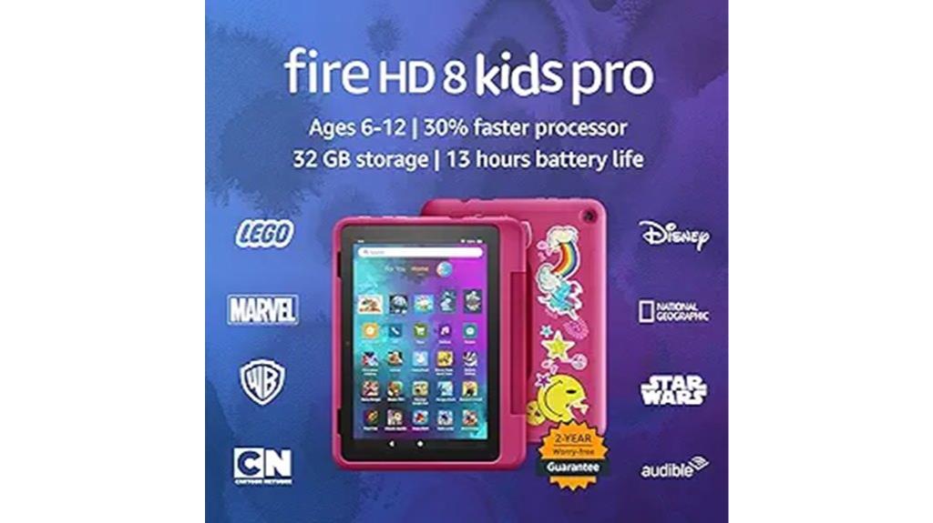 kids 8 inch pro tablet
