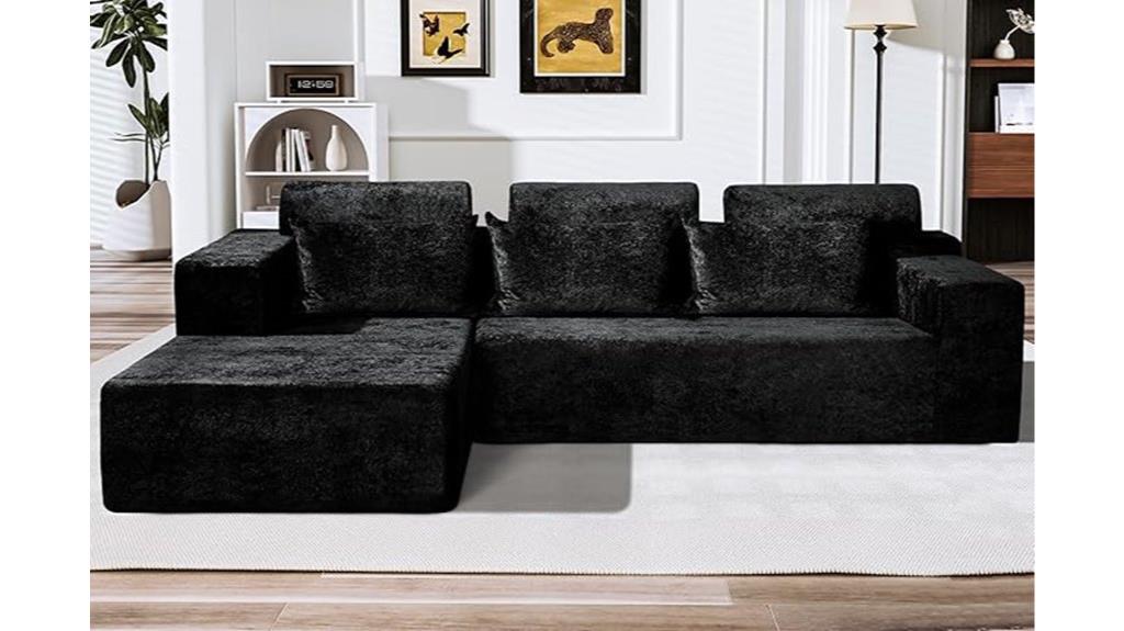 l shape modular sofa