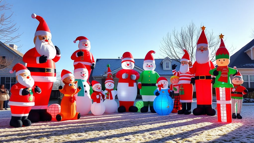 large festive inflatable decorations