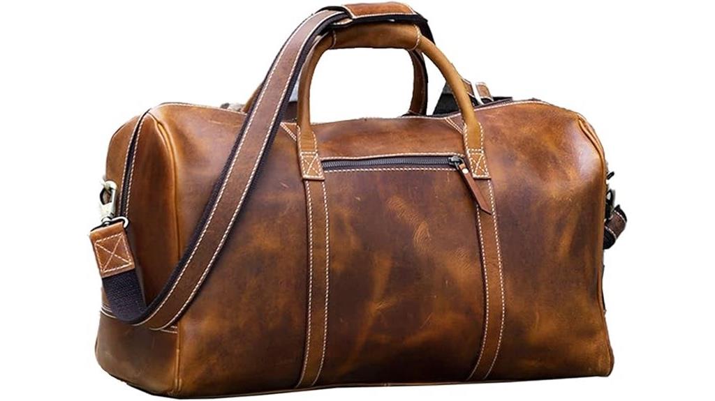 leather duffel bags