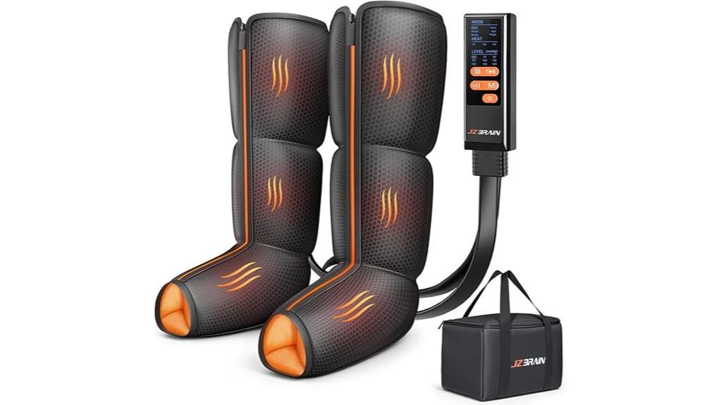 leg heat compression therapy