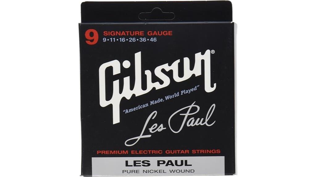 les paul guitar strings