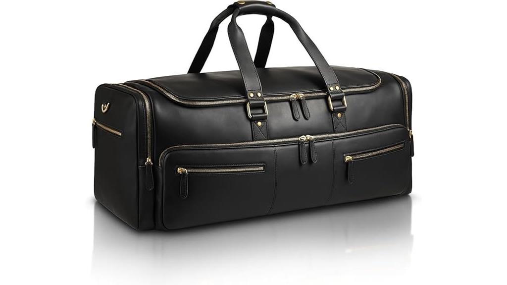 luxurious full grain leather