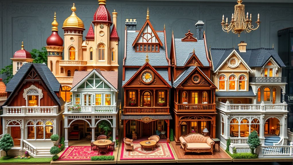 luxury dollhouses with accessories