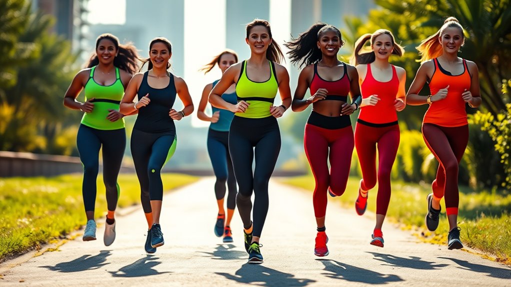 luxury fitness clothing selection