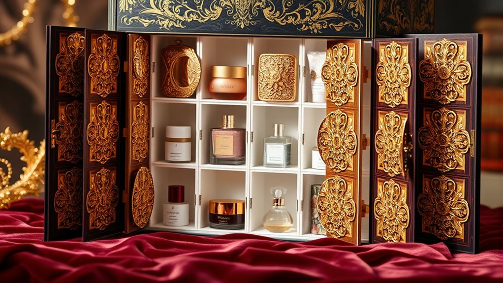 luxury holiday beauty calendars