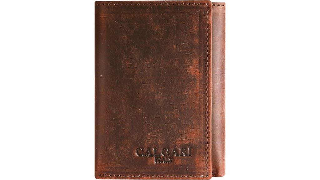 luxury italian leather wallet