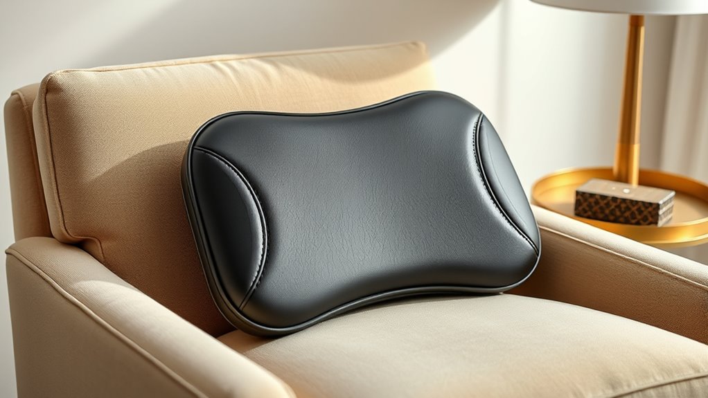 luxury leather back massagers