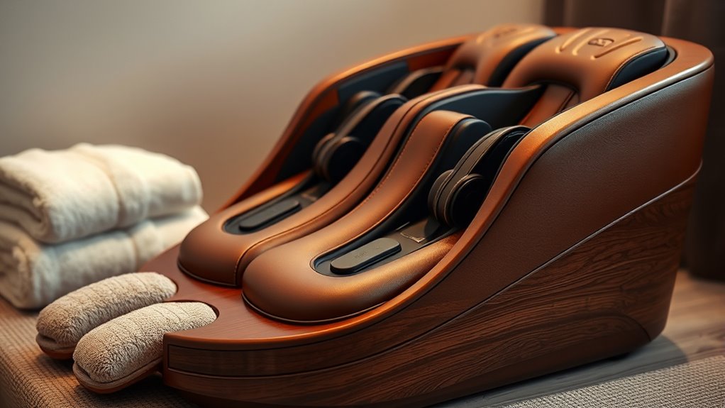 luxury leather foot massagers