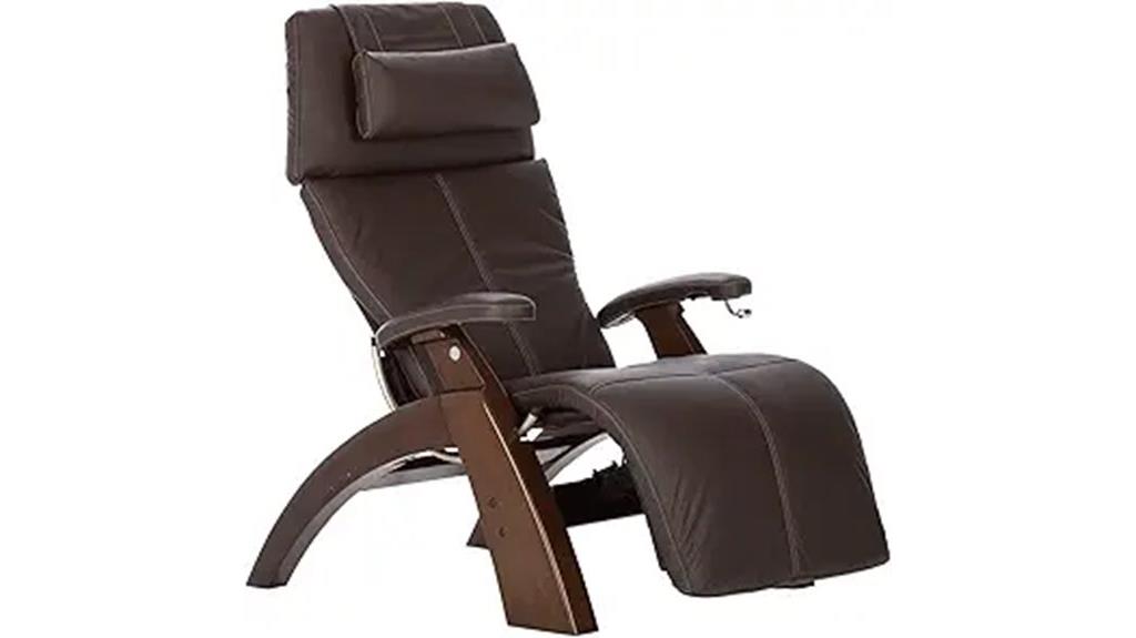luxury leather power recliner