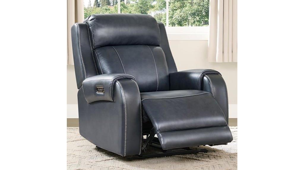 luxury leather recliner